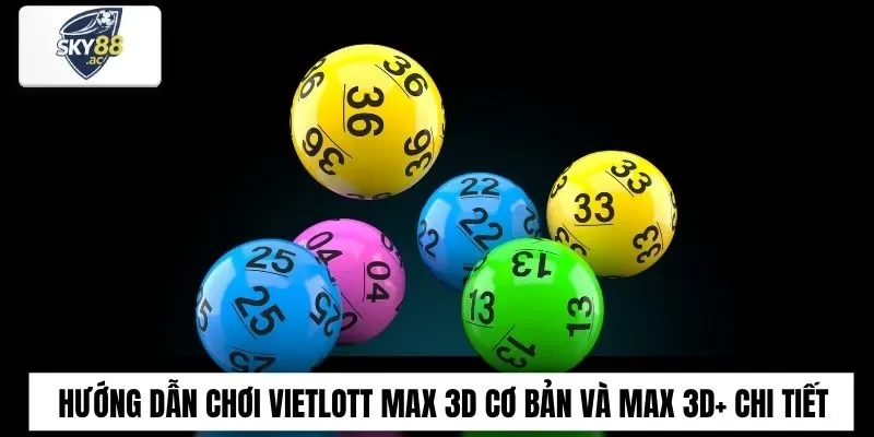 Hướng dẫn chơi Vietlott Max 3D cơ bản và Max 3D+ chi tiết