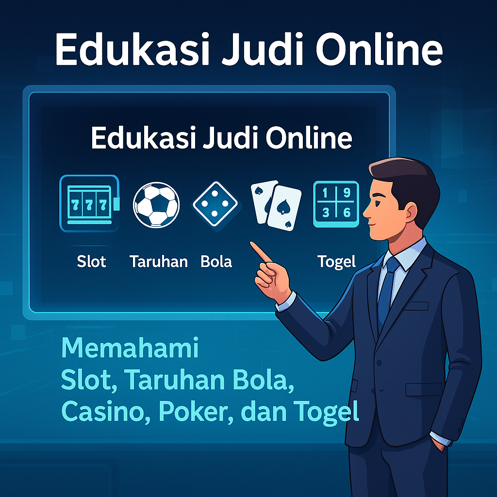 Edukasi Judi Online: Memahami Slot, Taruhan Bola, Casino, Poker, dan Togel